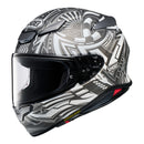 Shoei NXR2 Helmet - Beaut TC6 Black / White / Silver Size Medium 58cm