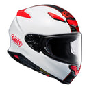 Shoei NXR2 Helmet - Beaut TC1 White / Black / Red Size 2XL 64cm