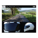 SHOEI VISOR NXR RYD XSPIRIT 3 CWR-1 WITH PIN MELLOW SMOKE E6