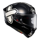 Shoei X-SPR Pro Cross Logo TC5 - Black / White Helmet Size 2XL 64cm