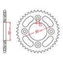 Kit Sprocket Honda C110X - 428H 14/37