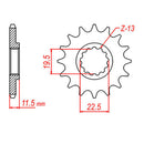 SPKT KIT SUZ DRZ125 Sml Whl - 428KRO 14/51
