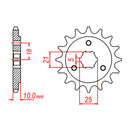 SPKT KIT SUZ DR650 520 Conv - 520EXW 15/43