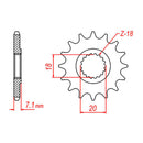 SPKT KIT SUZ RM125 - 520KZ 12/51
