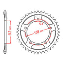 Sprocket Kit Honda CBR600 '99-'00 - 525XRE 16/43