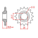 SPKT KIT KAW Z750 J/L/M/N/P 04-11 - GB520GXW 15/43