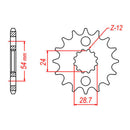 SPKT KIT KAW ZX14 12- - GB530GXW 17/42
