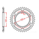Kit Sprocket KTM 1050-1290 Adventure '13-'20 - GB525ZXW 17/42