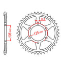 SPKT KIT TRI TIGER 800/XC 11-12 - 525XRE 16/50