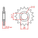 SPKT KIT YAM FZ6/S Fazer 04-09 - 530XSO 16/46