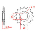 SPKT KIT YAM TRX850 - 525XSO 17/39