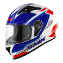 SMK Stellar Adox - White / Red / Blue Road Helmet Size XS 54cm