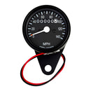 Whites Speedo 2in 60mph-2000rpm Harley Satin Black