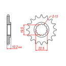 SPKT FRONT OE STEEL 432 12T