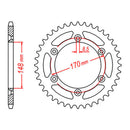 SPKT REAR OE STEEL 828 41T