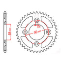 MTX Parts Spkt R Honda CRF50 Steel (RKSB213035)