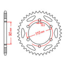 MTX Parts 850 Steel Rear Sprocket