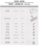 Givi Top Box Mounting Kit Alu Monokey Aprilia Caponord 1200 '13- SRA6706