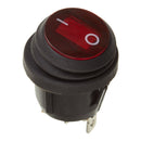Whites Motorcycle Parts 12V Rocker Switch On-off Red Waterproof Round