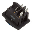Whites Motorcycle Parts 12V Rocker Switch On-off Blu Waterproof 30X22 Rectang