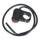 Whites Motorcycle Parts 12V Rocker Switch On-off Red Waterproof H-bar Mount
