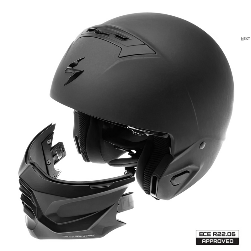 SCORPION EXO Combat II Motorcycle Helmet Size XL 61-62cm