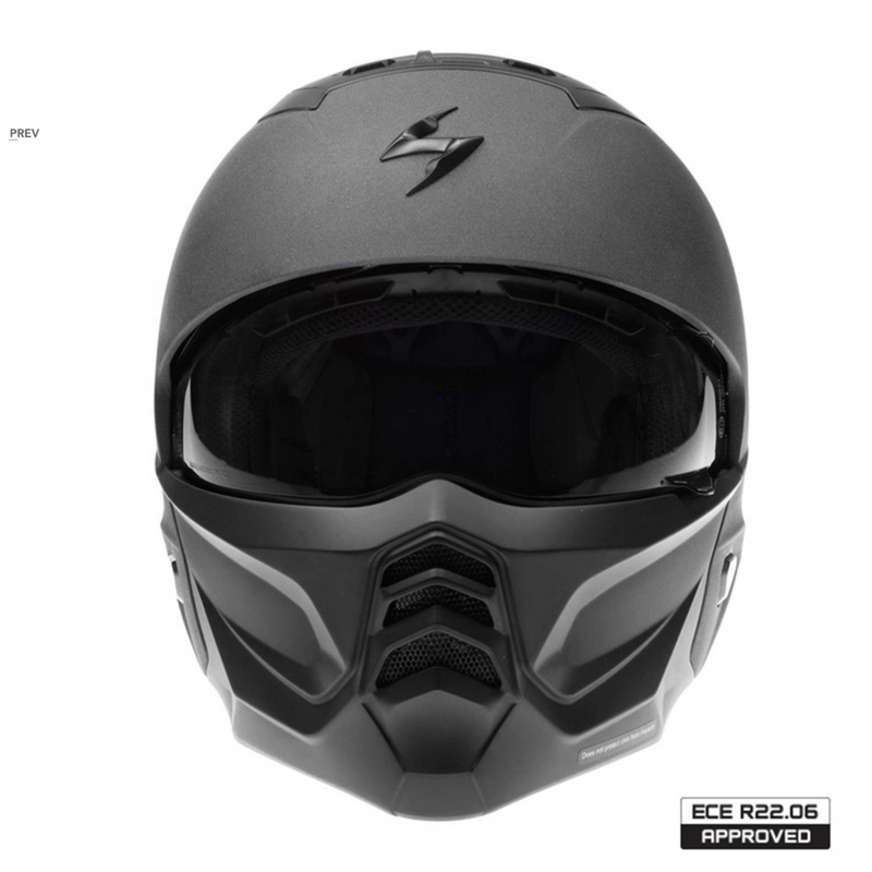 SCORPION EXO Combat II Motorcycle Helmet Size Medium 57-58cm