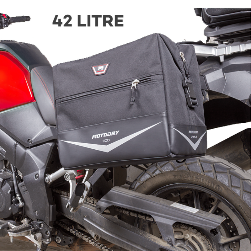 MotoDRY ECO-SERIES S/BAGS BLK ZXS-2 42L SQUARE-LINE