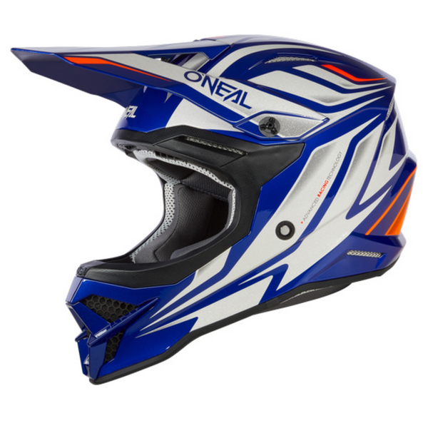 O'Neal 3SRS VERTICAL V.23 Helmet - Blue/White Medium 58cm