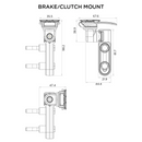 Motorcycle Clutch Mount Quad Lock