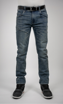 BULL-IT 24 Ajax Straight (AA) Regular - Steel Blue Road Jeans Waist Size 32"