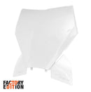 Rtech Number Plate White KTM TBKTMBN0093