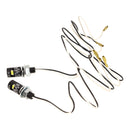 Whites Number Plate Led Bolt Light 17x12 Black (pair)