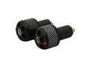 Tarmac Bar Ends Carbon Print 25MM Long Black
