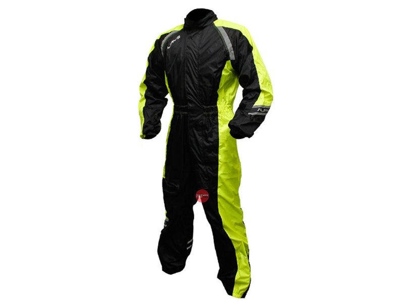 Rjays Tempest Suit Black hi Viz Rainwear Size 3XL