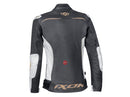 Ixon Trinity Leather White Black Gold Womens Road Jacket Size Small