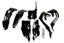 UFO Kawasaki Plastics Kit KX250F 21-23/KX450F 19-23 Black