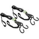 Psychic Mx Classic Tiedown Integrated Soft Hook 2,500LBS RATED ASSEMBLY STRENGTH BLACK UP-12390BK