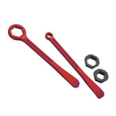 Psychic Mx Combo Axle Tire Wrench Lever Set Euro Kit 32MM 27MM 22MM AXLES10MM 13MM AXLE ADJUST AND RIM LOCK NUT UP-12645RD