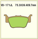 Vesrah Sintered Brake Pads VD171JL Alt: AX35373 GF243