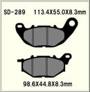 Vesrah Sintered Track Day Brake Pads VD289RJL