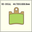 Vesrah Sintered Brake Pads VD353JL Alt: SD353