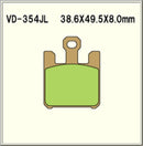 Vesrah Sintered Brake Pads VD354JL 4pcs/set Alt: AX35369