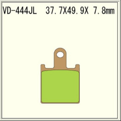 Vesrah Sintered Brake Pads VD444JL (4pcs set) Alt: AX35417 SD444