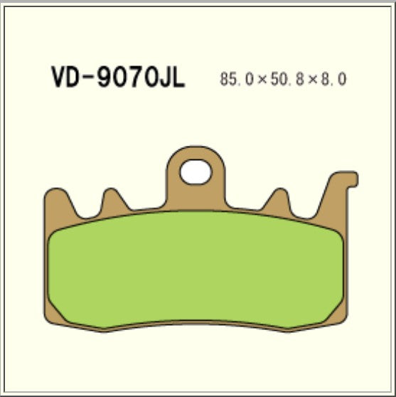 Vesrah Sintered Brake Pads VD9070JL