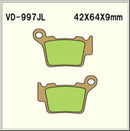Vesrah Sintered Brake Pads VD997JL Alt: AX35368