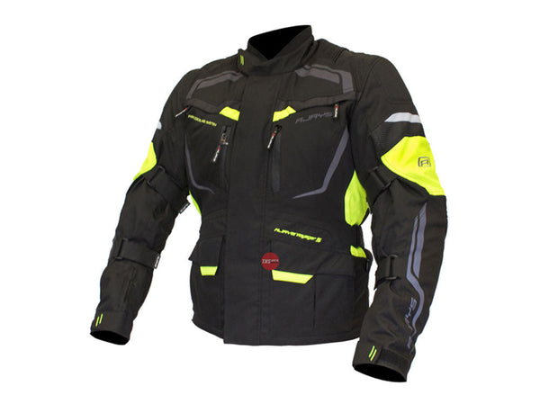 Rjays Voyager V Jacket Mens Black/hi Viz XS