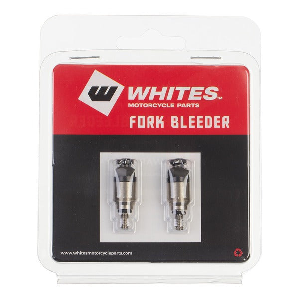 Whites Fork Bleeder Valves - Pair M4 X 0.7 Black