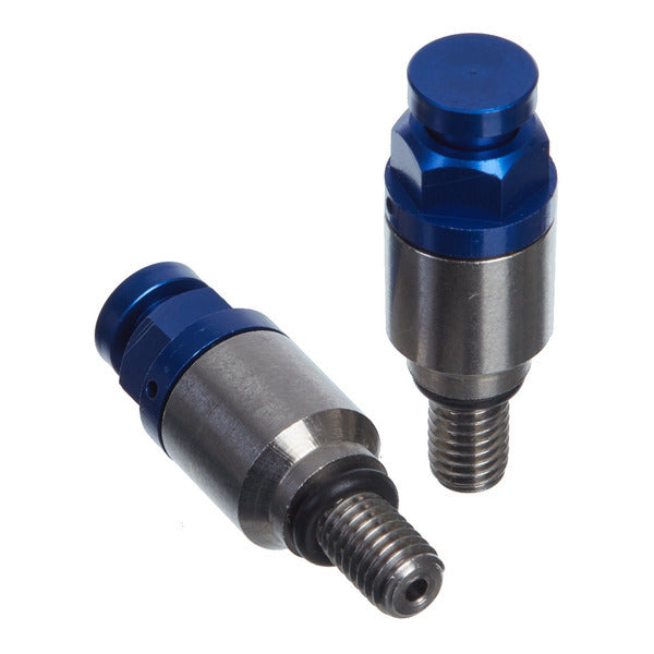 Whites Fork Bleeder Valves - Pair M5 X 0.8 Blue