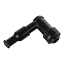Whites Motorcycle Parts Spark Plug Cap - Replaces LB05F Right Angle Black